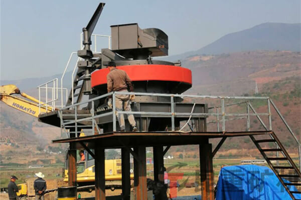 1200型BHS制砂機(jī)安裝現(xiàn)場(chǎng)